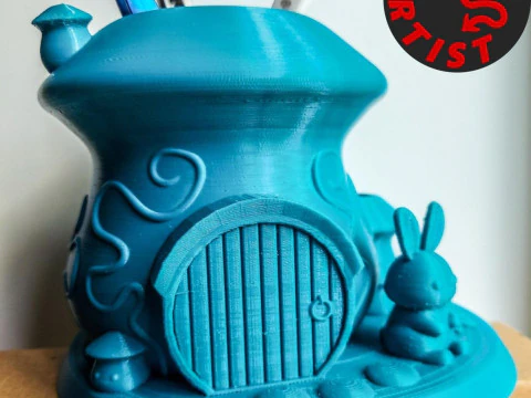 Mushroom House Organizer 3D Print Model