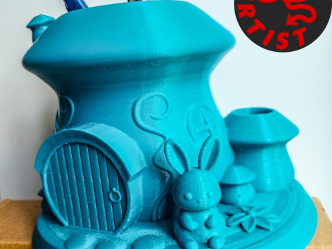 Mushroom House Organizer Modello di stampa 3D