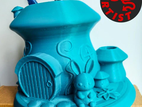 Mushroom House Organizer 3D Print Model