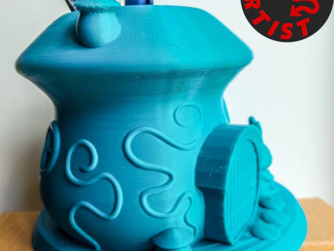 Mushroom House Organizer 3D Print Model