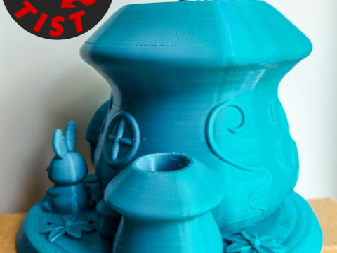 Mushroom House Organizer Modello di stampa 3D