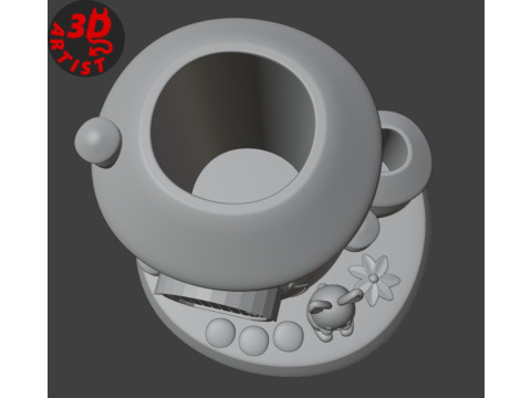Mushroom House Organizer Modello di stampa 3D