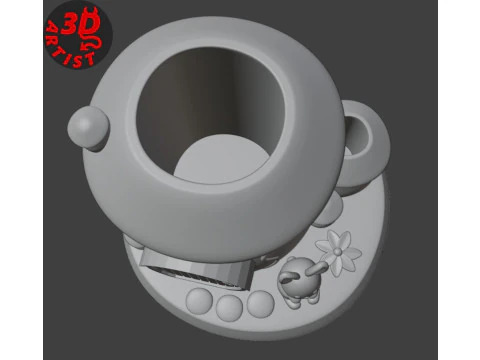 Mushroom House Organizer 3D Print Model