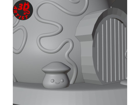 Mushroom House Organizer Modello di stampa 3D