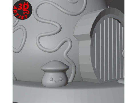 Mushroom House Organizer 3D Print Model
