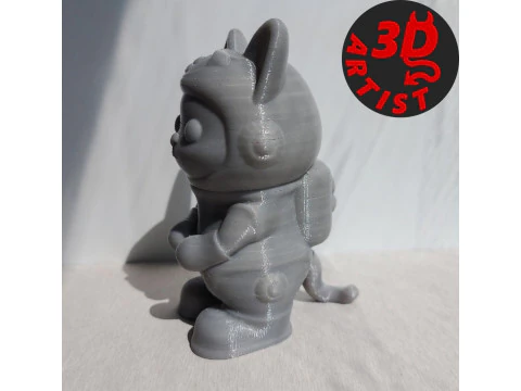 Cat Astronaut Figurine 3D Print Model