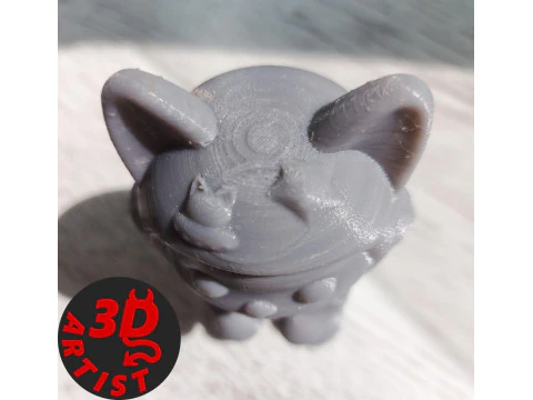 Cat Astronaut Figurine 3D Print Model