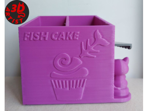 Cat Cafe Organizer 2 versions 3D Принт Модель