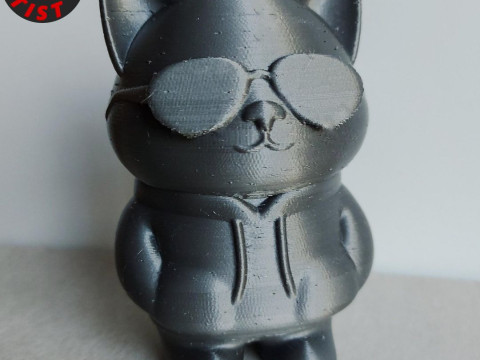 Cat with glasses Figurine Model do druku 3D