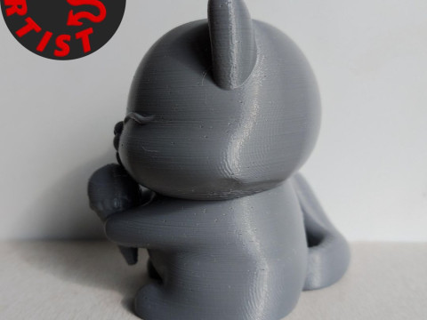 Cat with ice cream Figurine Modello di stampa 3D