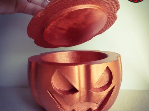 Pumpkin Box 3D Print Model