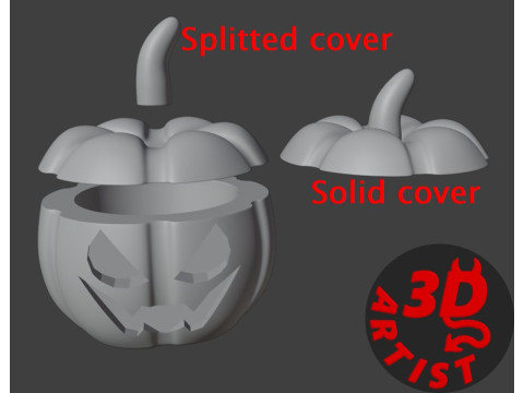 Pumpkin Box 3D Baskı Modeli