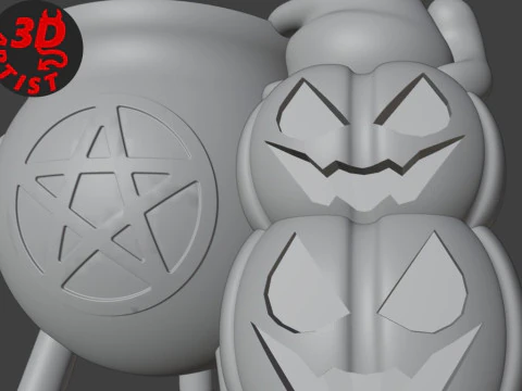 Witchs Cauldron Organizer2 Versions 3D Print Model