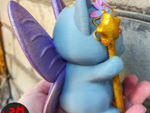 Fairy Cat Figurine 3D 프린트 모델