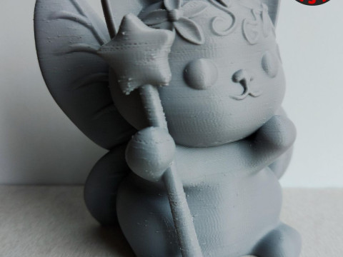 Fairy Cat Figurine 3D 프린트 모델