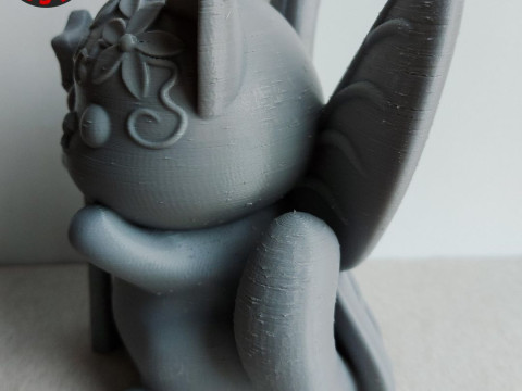 Fairy Cat Figurine 3D 프린트 모델