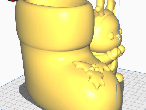Christmas Boot Organizer Cat Deer Figurine Set 3 versions 3D Print Model