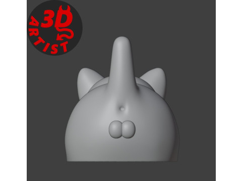 Cat with balls Figurine Modelo de Impressão 3D