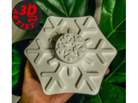 Snowflake Box 3Dプリントモデル