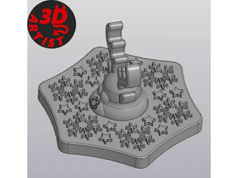 Deer Christmas Box Set 2 versions 3D Print Model