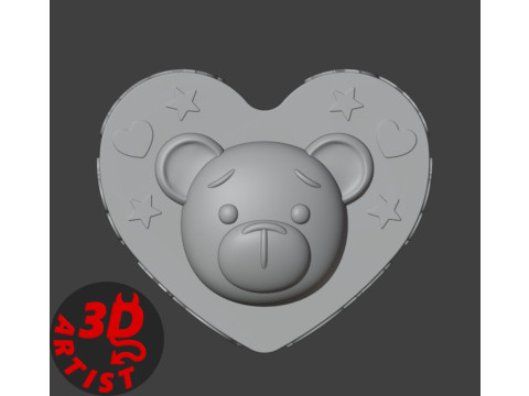 Valentine Bear Box Modelo de impresión 3D