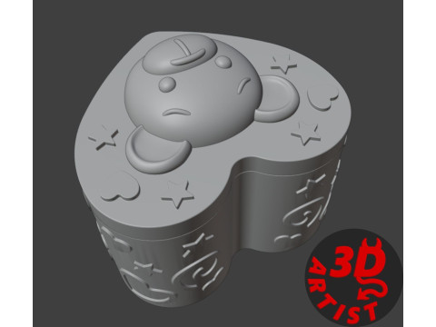 Valentine Bear Box Modelo de impresión 3D