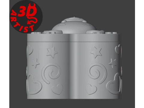 Valentine Bear Box Modelo de impresión 3D