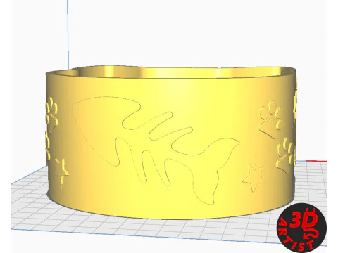 Valentine Box Male Cat with balls 3D Print Model