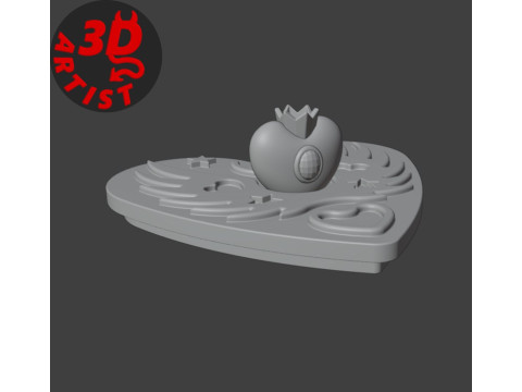 Valentine Box Heart Crown and Wings Modello di stampa 3D