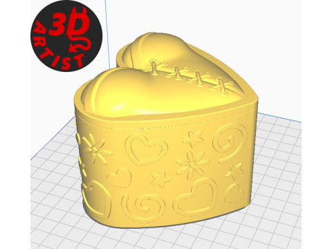 Valentine Box Corset Model do druku 3D