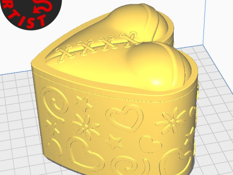 Valentine Box Corset Model do druku 3D