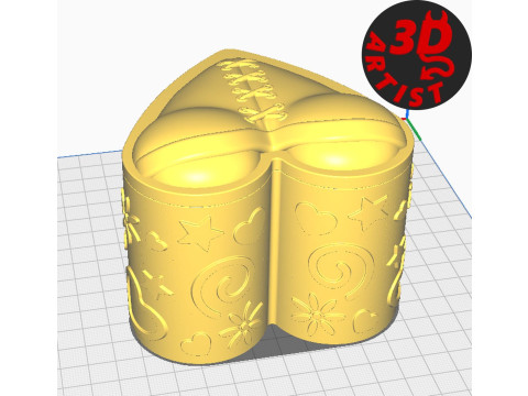 Valentine Box Corset Model do druku 3D