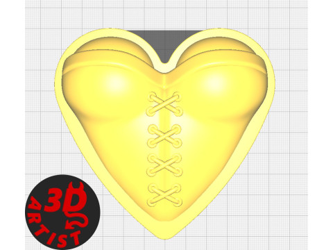 Valentine Box Corset Model do druku 3D