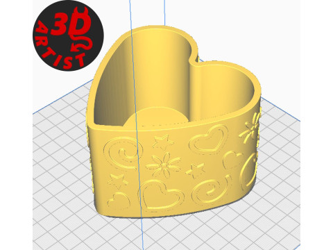 Valentine Box Corset Model do druku 3D