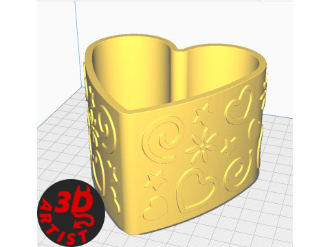 Valentine Box Corset Model do druku 3D