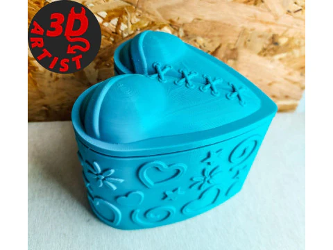 Corsetto a scatola di San Valentino Modello di stampa 3D