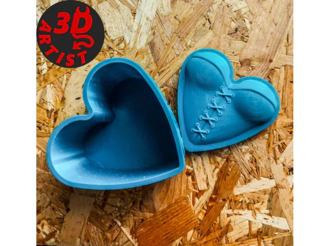 Corsetto a scatola di San Valentino Modello di stampa 3D