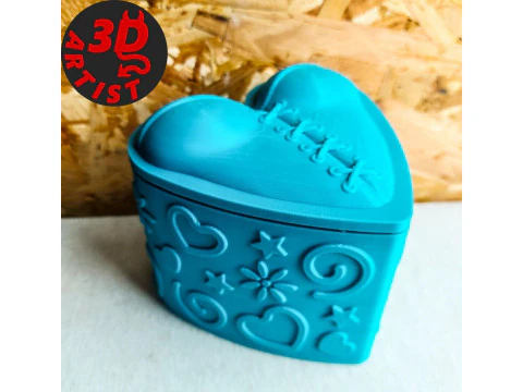 Corsetto a scatola di San Valentino Modello di stampa 3D