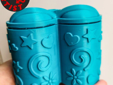 Corsetto a scatola di San Valentino Modello di stampa 3D