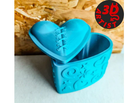 Corsetto a scatola di San Valentino Modello di stampa 3D