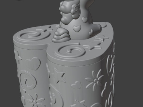 Valentine Box Alicorn Modelo de impresión 3D