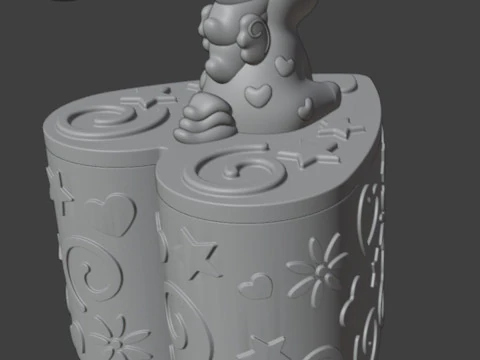 Valentine Box Alicorn 3D Print Model