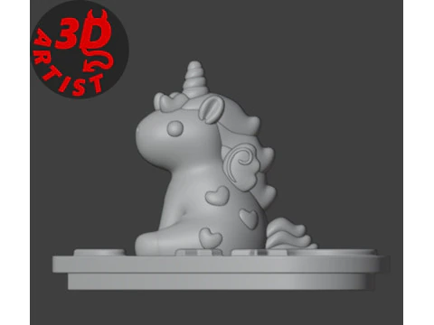 Valentine Box Alicorn 3D Print Model