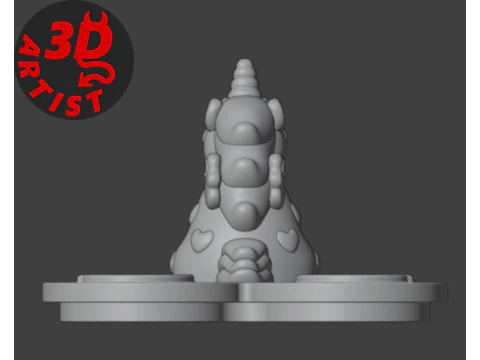 Valentine Box Alicorn 3D Print Model