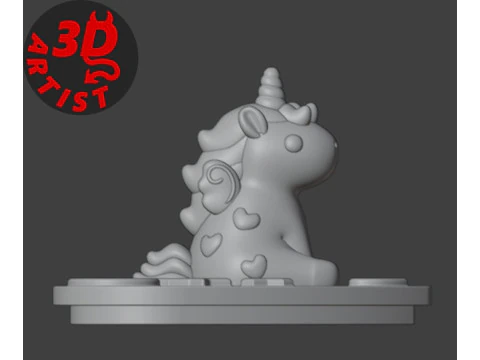 Valentine Box Alicorn 3D Print Model