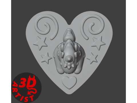 Valentine Box Alicorn Modelo de impresión 3D
