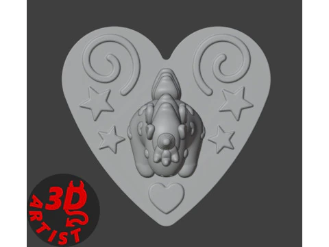Valentine Box Alicorn 3D Print Model