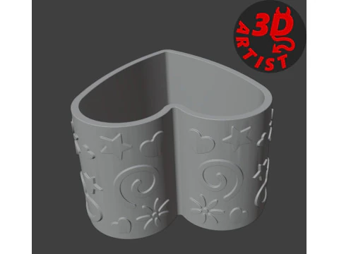 Valentine Box Alicorn 3D Print Model