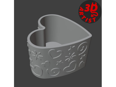 Valentine Box Alicorn Modelo de impresión 3D