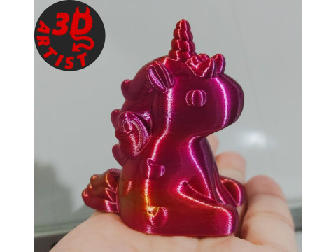 Alicorn Figurine Model Cetak 3D
